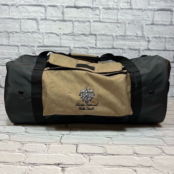 Jones Sports Co Bags Trump National Golf Duffle Bag Travel Backpack Jones Sports Co Black